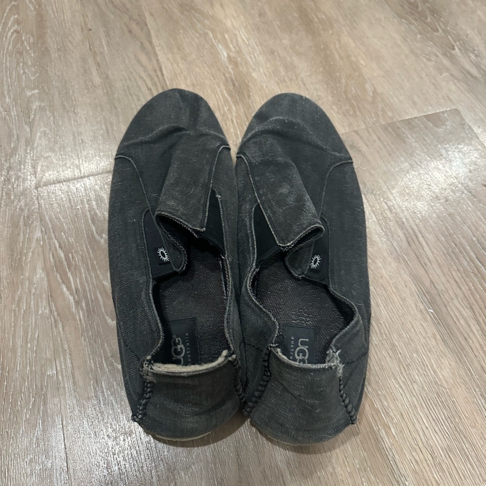UGG Men's Charcoal Slip-On Loafers